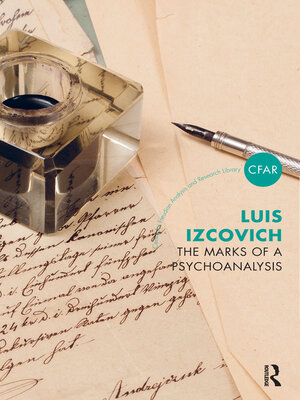 cover image of The Marks of a Psychoanalysis